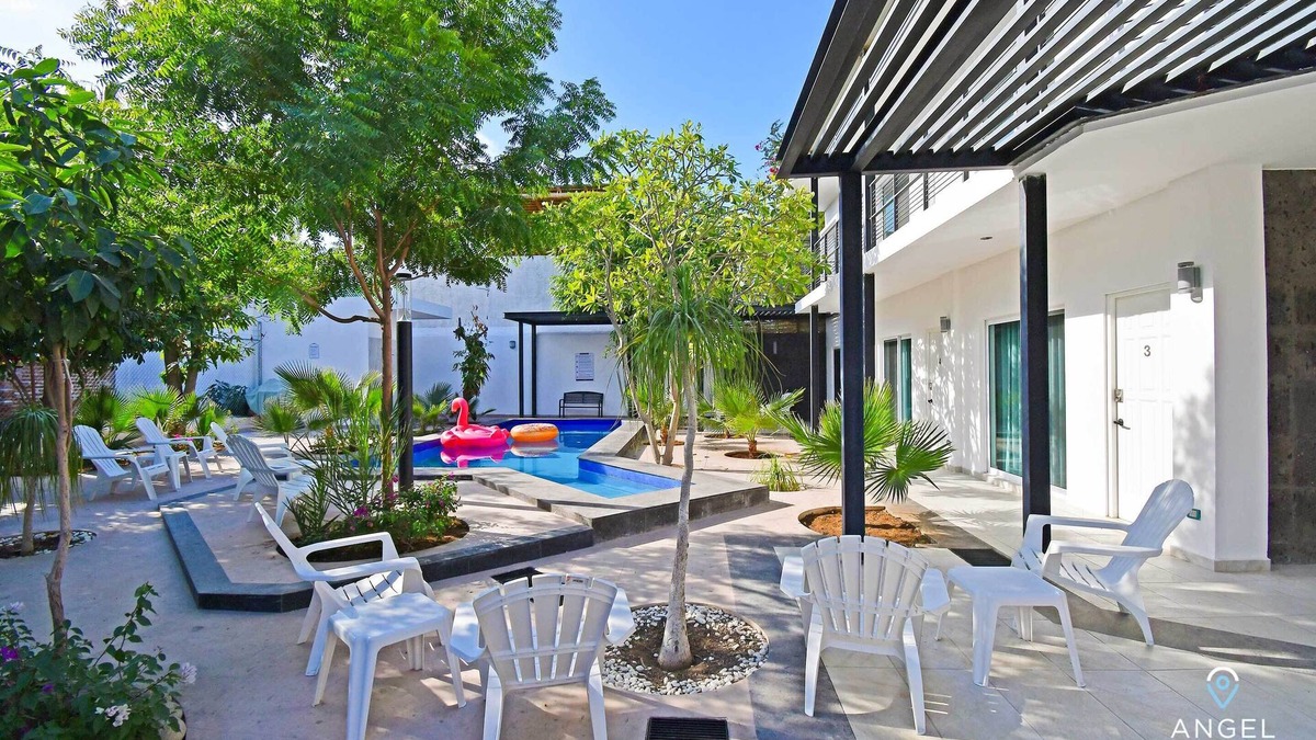 La Paz Apartment | Prime Location, Pool Access, BBQ, Walk to Malecon