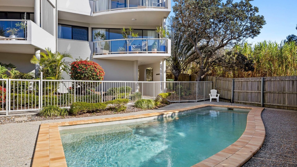 Sunrise Beach Apartment | Pristine 2-Bed Apartment with Pool and Balcony