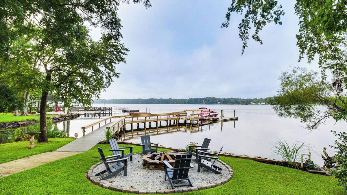 Newberry Shores House | Private Boat Dock: Waterfront Lake Murray Haven