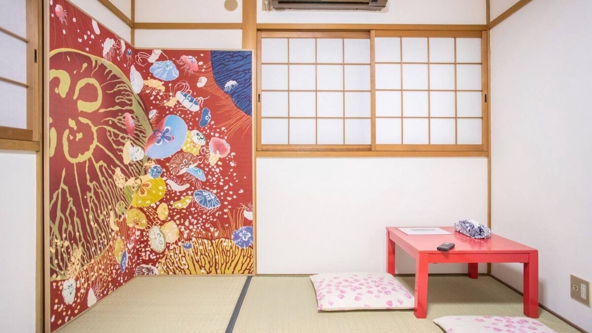 Kita Ward House | Private Comfortable tatami room with Japanesestyle art someya/Kyoto Kyōto