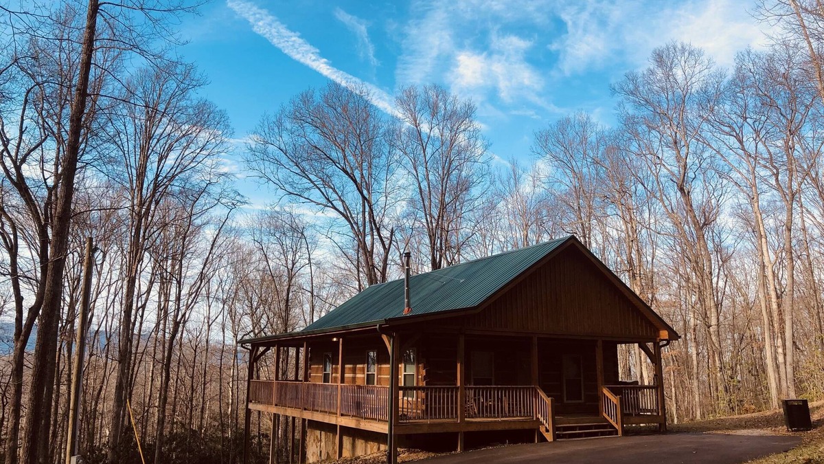 Cosby Cabin | Private Cozy DOG FRIENDLY Cabin Home Surrounded by a Variety of Beautiful Trees
