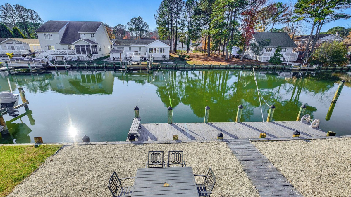 Ocean Pines House | Private Dock, Hot Tub: Waterfront Ocean Pines Home
