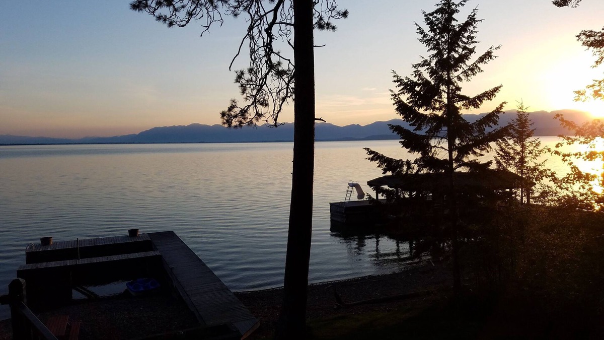 Lakeside House | Private Flathead Lake House with unobstructed views into Glacier Park