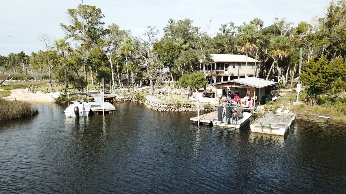 Homosassa Cabin | Private Island Cabin on The River. Boat Access Only.