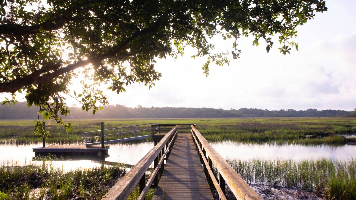 Saint Helena Island House | Private Low Country Waterfront Oasis with dock only 10 min to Beaufort