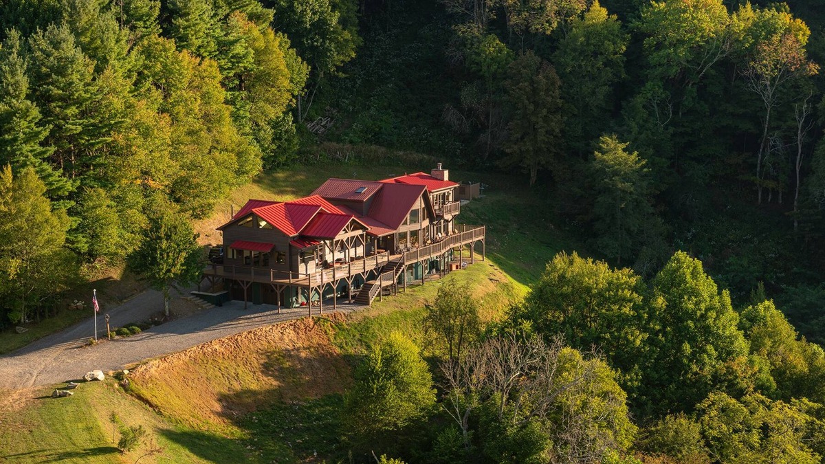 North Fork Township Cabin | Private Mountain Home w/Incredible Views - 106 Acres, Hot Tub, Pool, Game Room