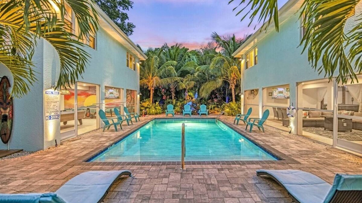 Siesta Key House | Private Oasis at The Wildflower Coconut: A Resort-Style Retreat Just Moments from Siesta Key Beach
