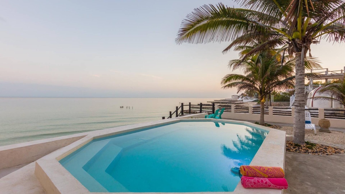 Chuburna Puerto House | Private Oasis On The Beach