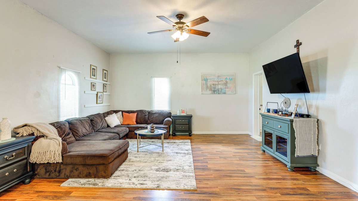 Newberry House | Private Patio w/View: Peaceful Trenton Home