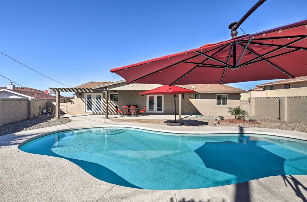 Lake Havasu City House | Private Pool and Patio Modern Lake Havasu Home!