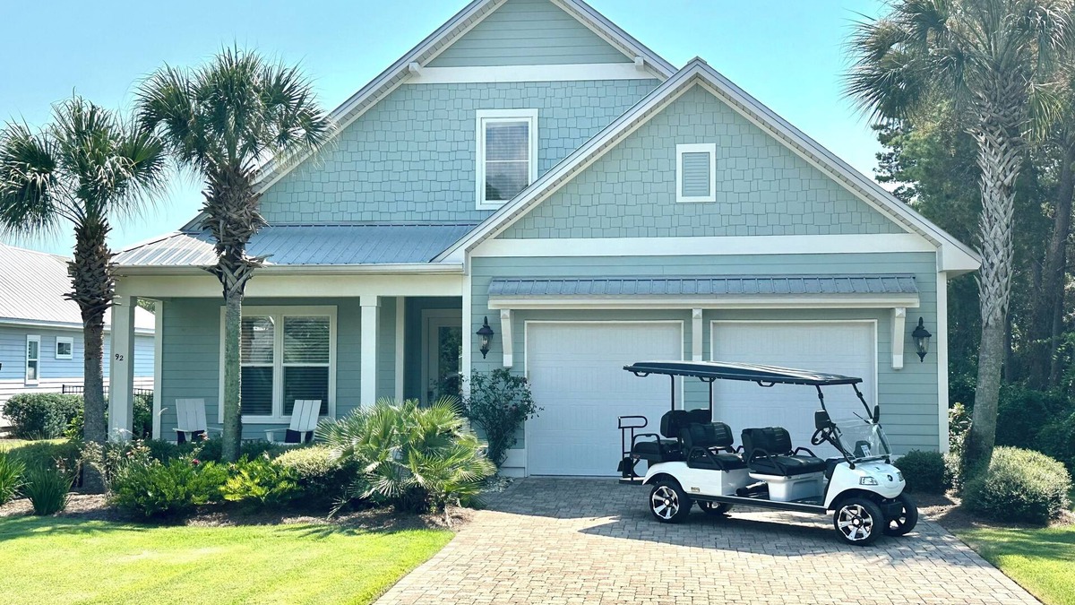 Gulfview Heights House | Private pool, golf cart, walk to the beach and dining