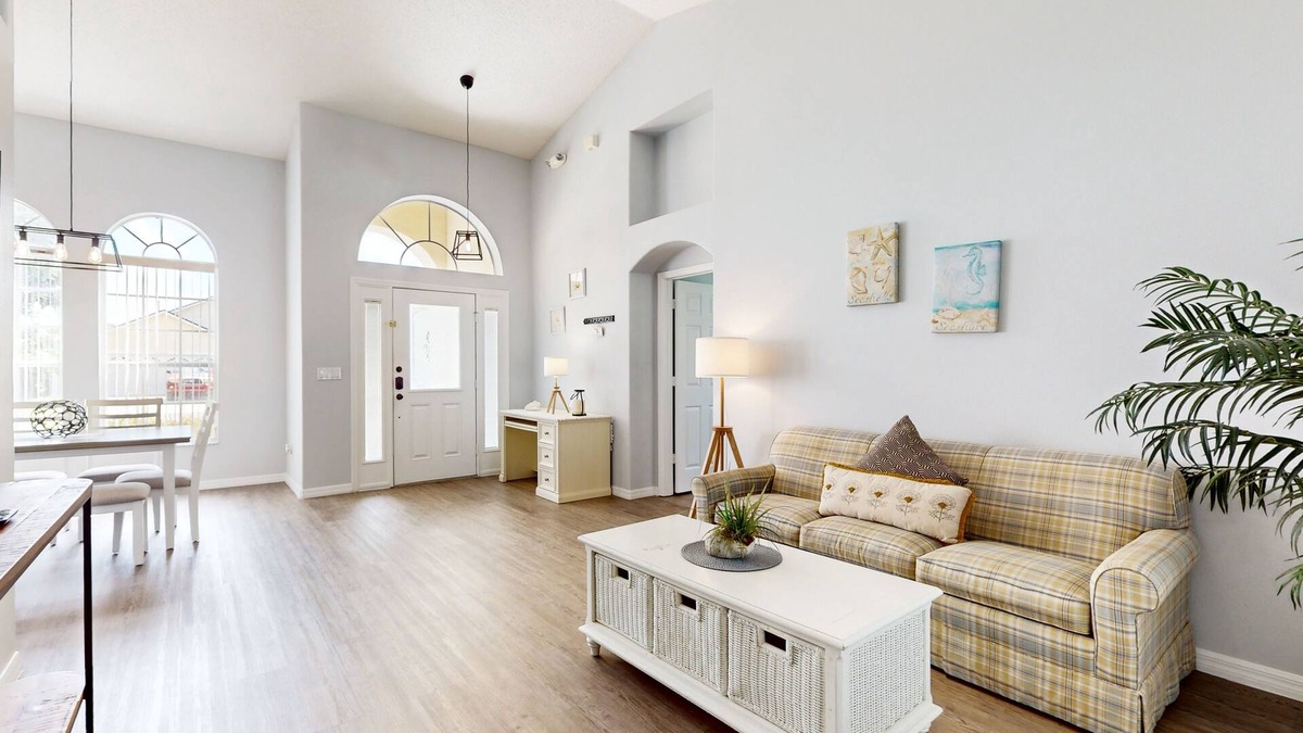 Orange Tree House | Private pool home with attached spa, screened lanai, & on-site tennis/pickleball