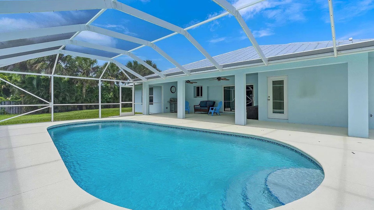 Fort Pierce Shores House | Private Pool & Steps to Ocean: Island Beach House!