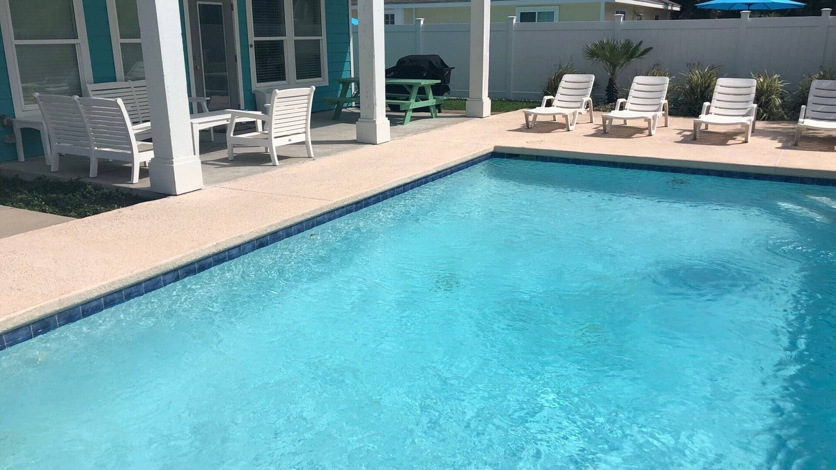 Safe Harbor House | Private Pool, Very Close to Beach, Golf Cart Accessible to Beach and Town