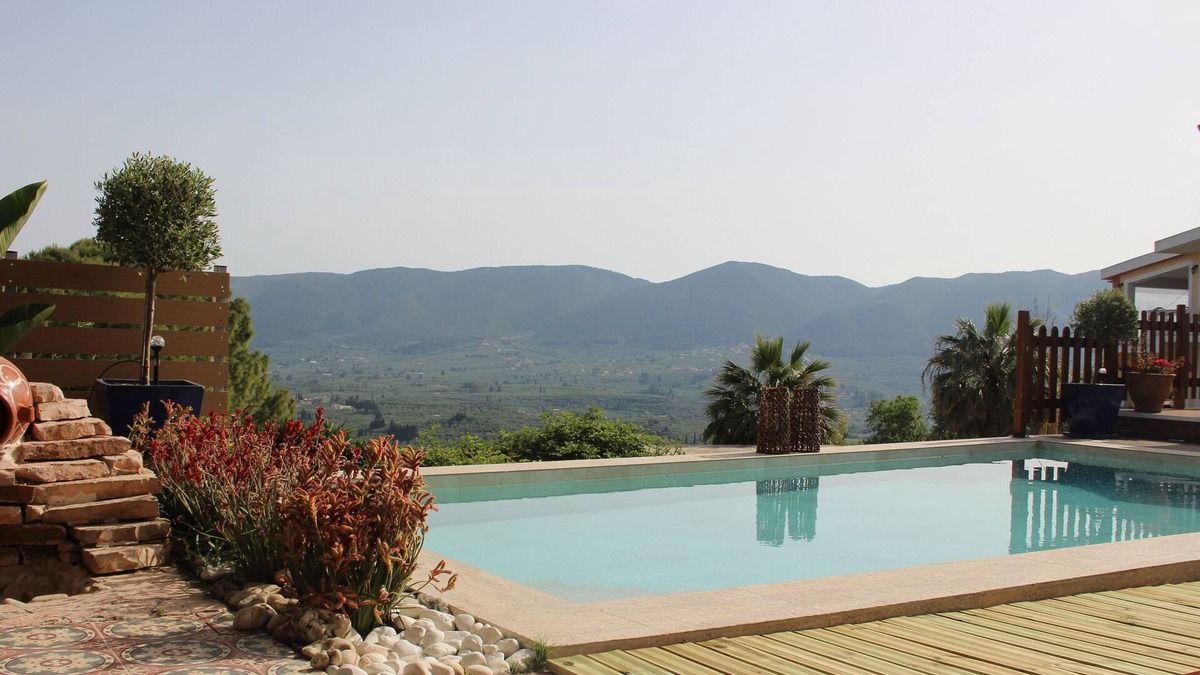 Alonia Villa | Private pool villa with amazing garden and island views