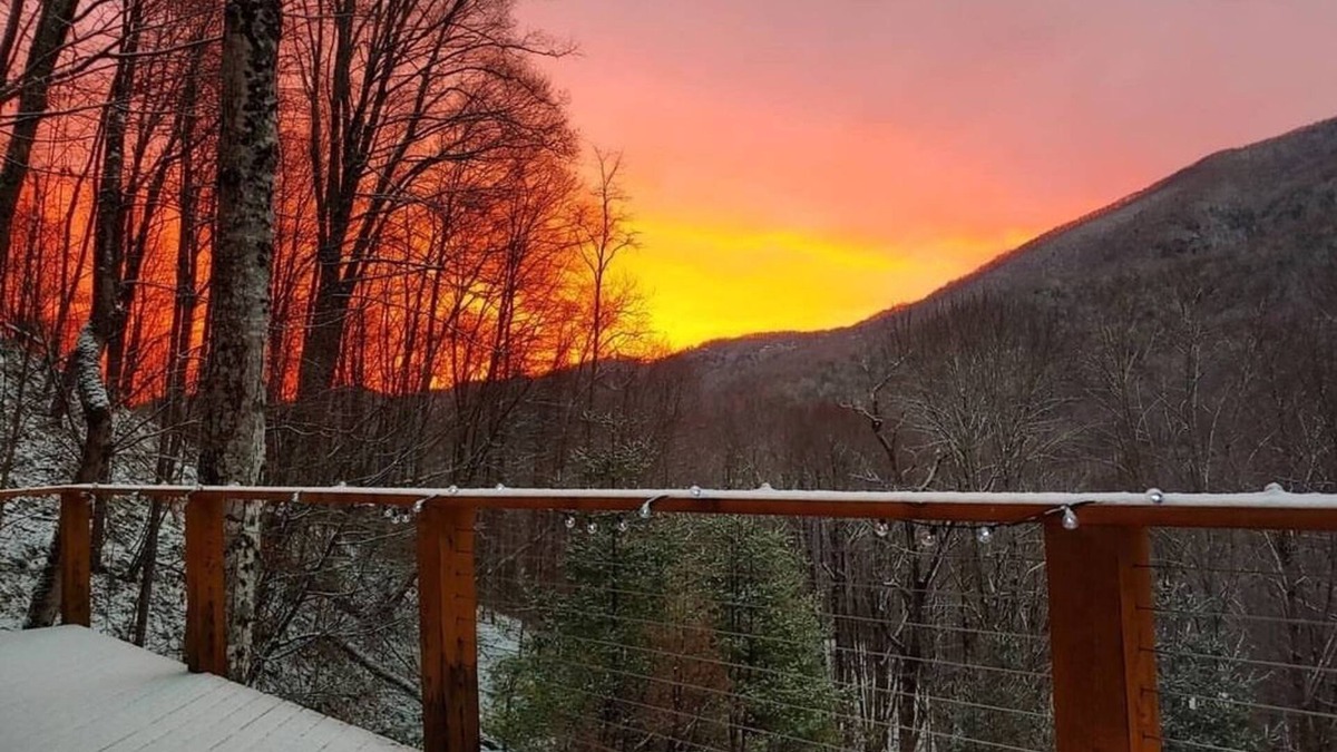 Cataloochee Ranch Ski Chalet | Private retreat with mountain views and a cascading creek on 3 acres. Fast wifi