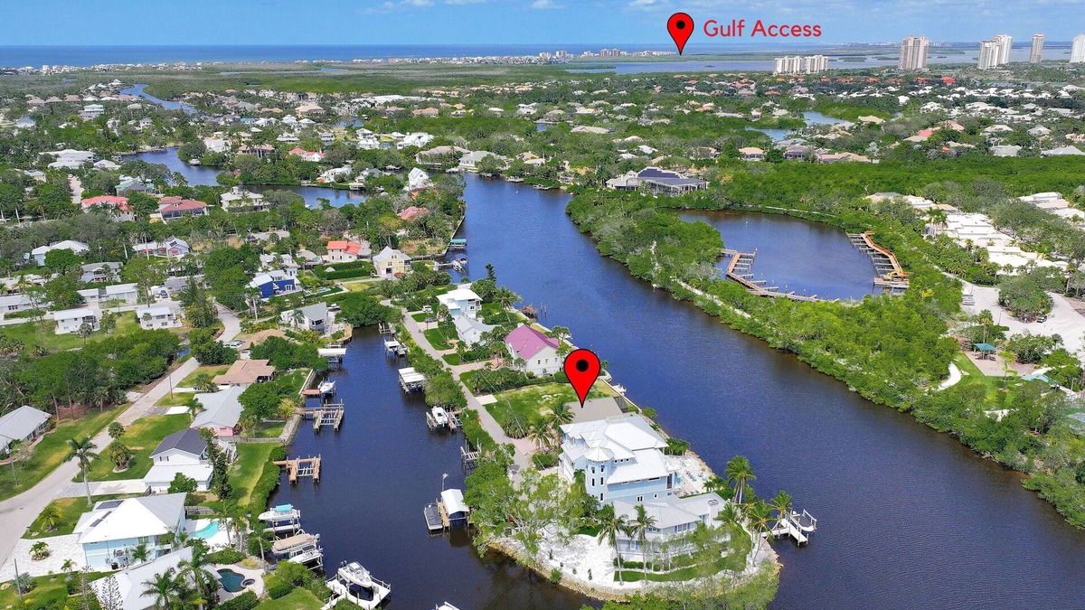 Bonita Bay House | Private Riverfront Home - 1 mile to the Beach