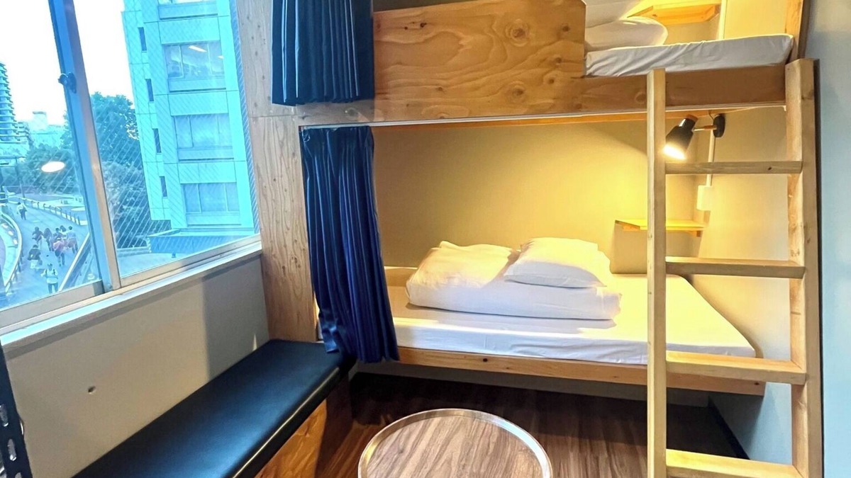 Mita Apartment | Private room for 2 single bunk bed/Minato-ku Tokyo