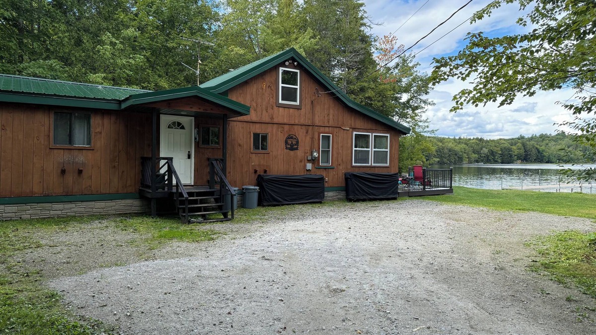 Farmington Falls Cottage | Private & secluded waterfront cabin on 5 acres 3 bedroom 1 bath amazing views