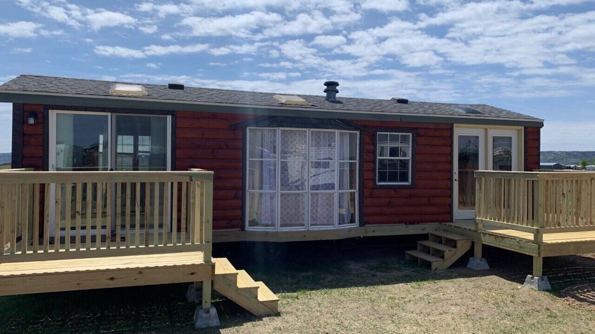 Platte RV Rental | Private Tiny Home with deck, fire pit & patio near Platte Creek Recreation area