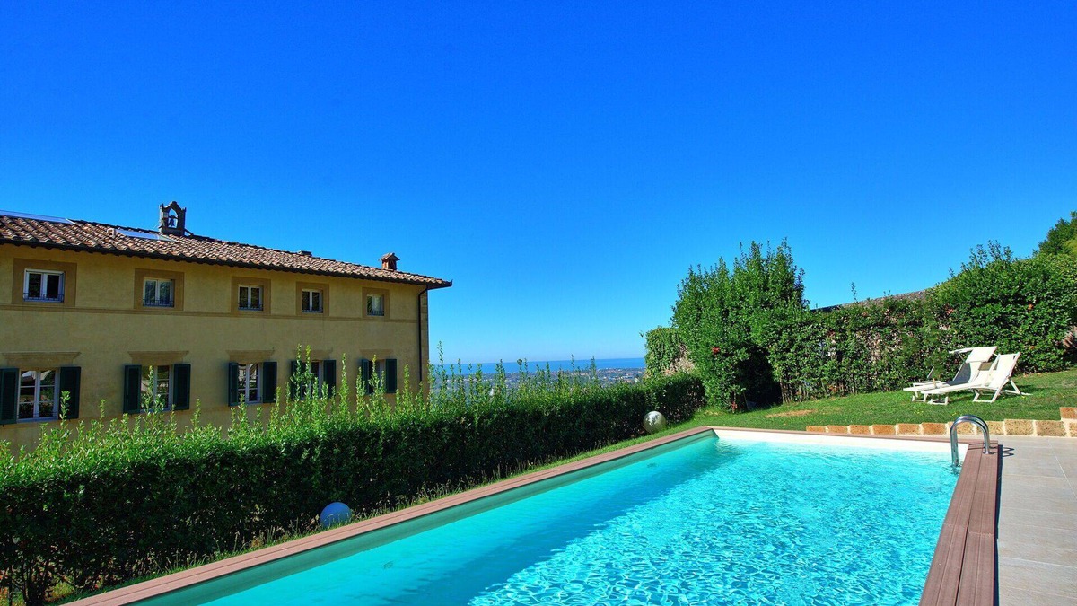 Camaiore Villa | Private Villa with WIFI, A/C, hot tub, private pool, TV, patio, panoramic view, close to Viareggio