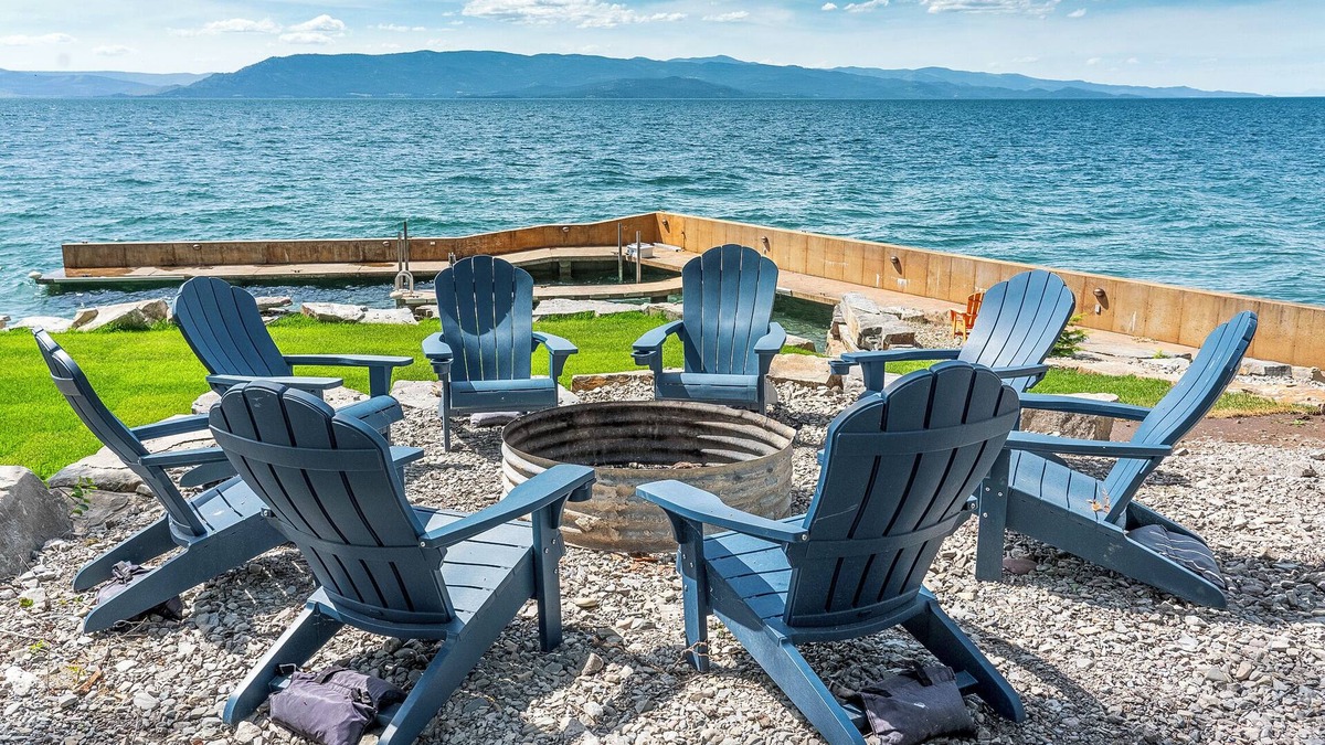 Polson House | Private waterfront access to Flathead Lake w/private boat dock & wood stove - Lakeshore Lodge
