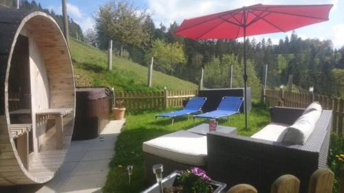 Rueggisberg Apartment | Privater Whirlpool & Sauna - Wellness Oase
