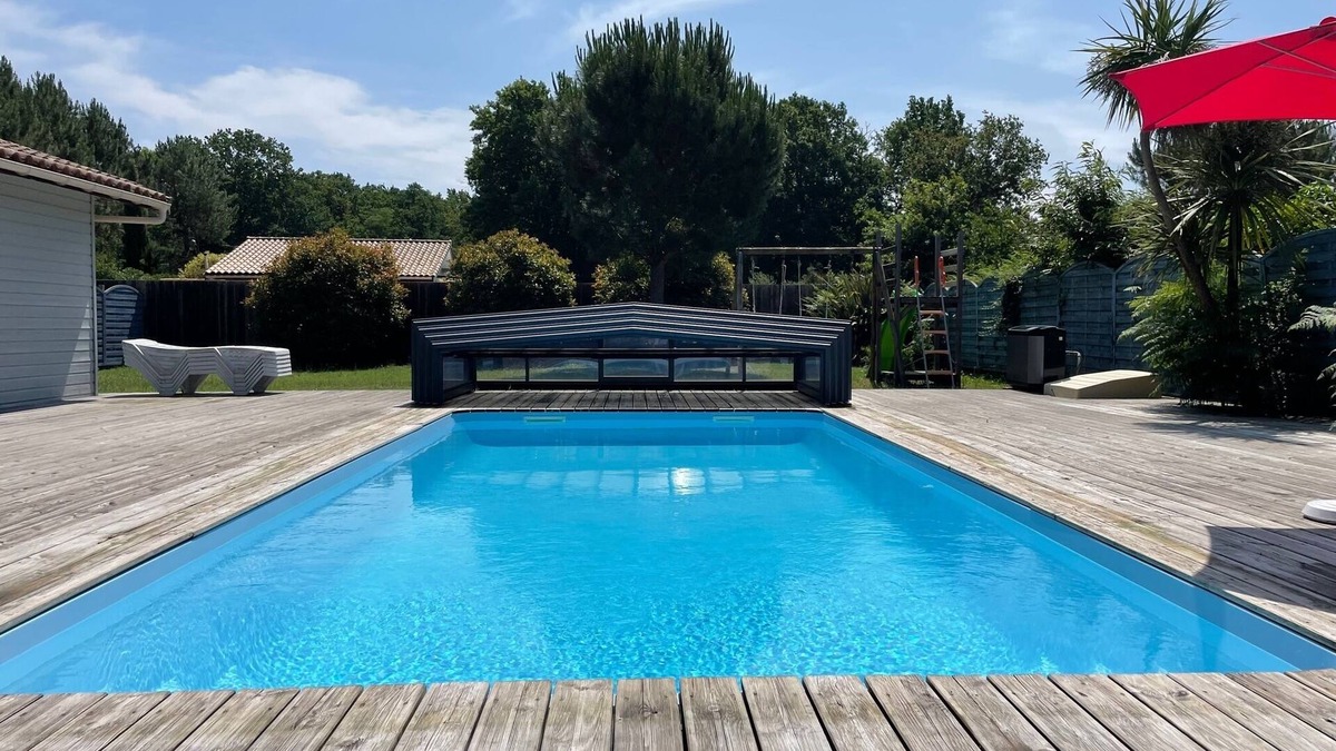 Grayan-Et-L'Hopital Villa | Proche Soulac/mer Villa de 6 chambres piscine couverte chauffée, jacuzzi, Sauna