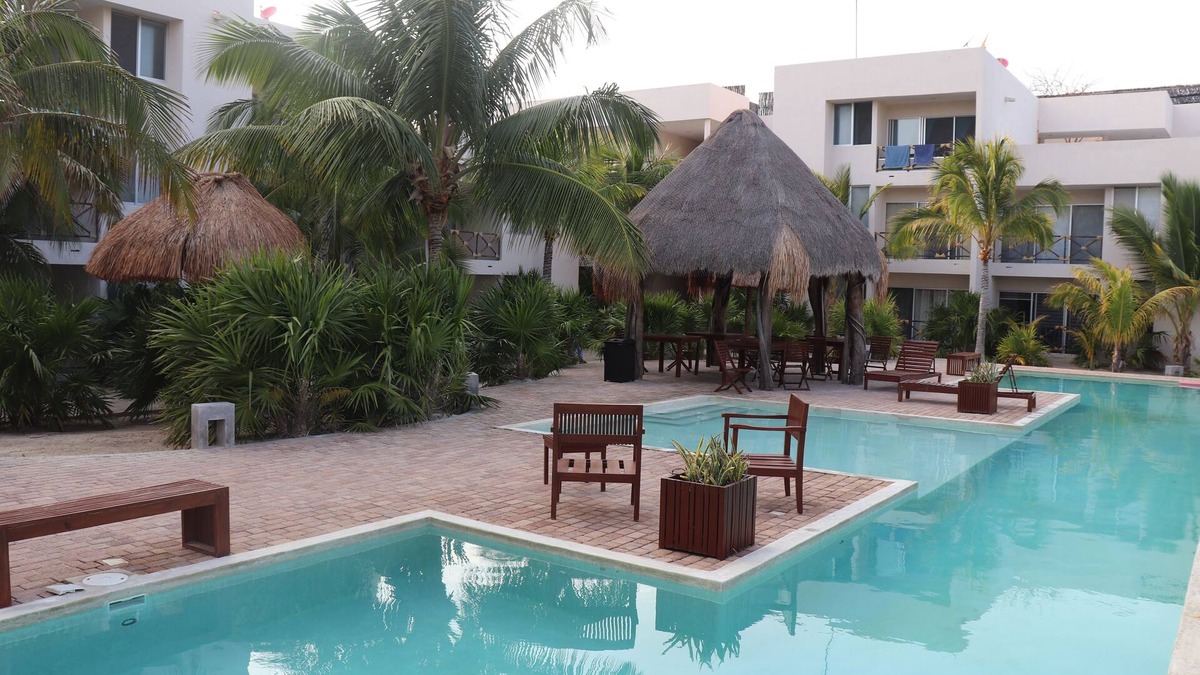 Progreso Municipality Apartment | Progreso, Yucatan beach condo Playa Chaca ground floor