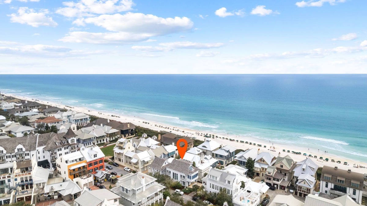 Rosemary Beach Cottage | Providence Carriage in Rosemary Beach, Fully Renovated, 3rd tier from gulf with gulf view