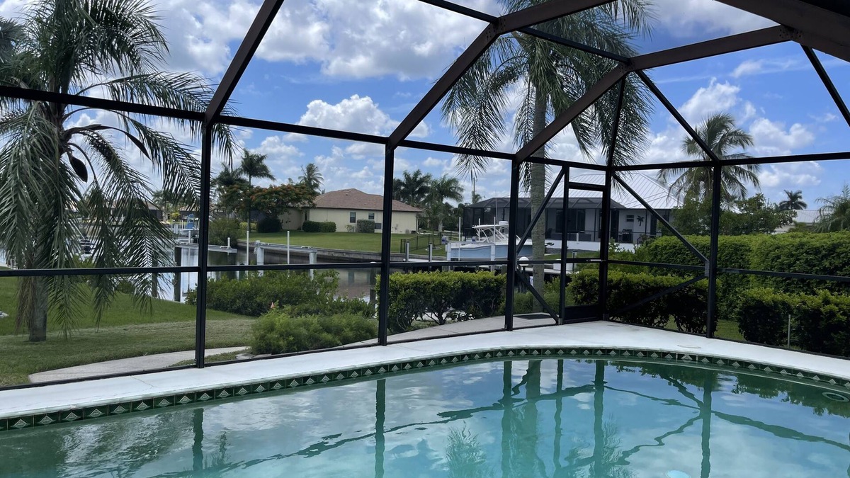 Punta Gorda House | Punta Gorda Isles Home -Waterfront Canal,Private Pool, Bird Section, gulf access