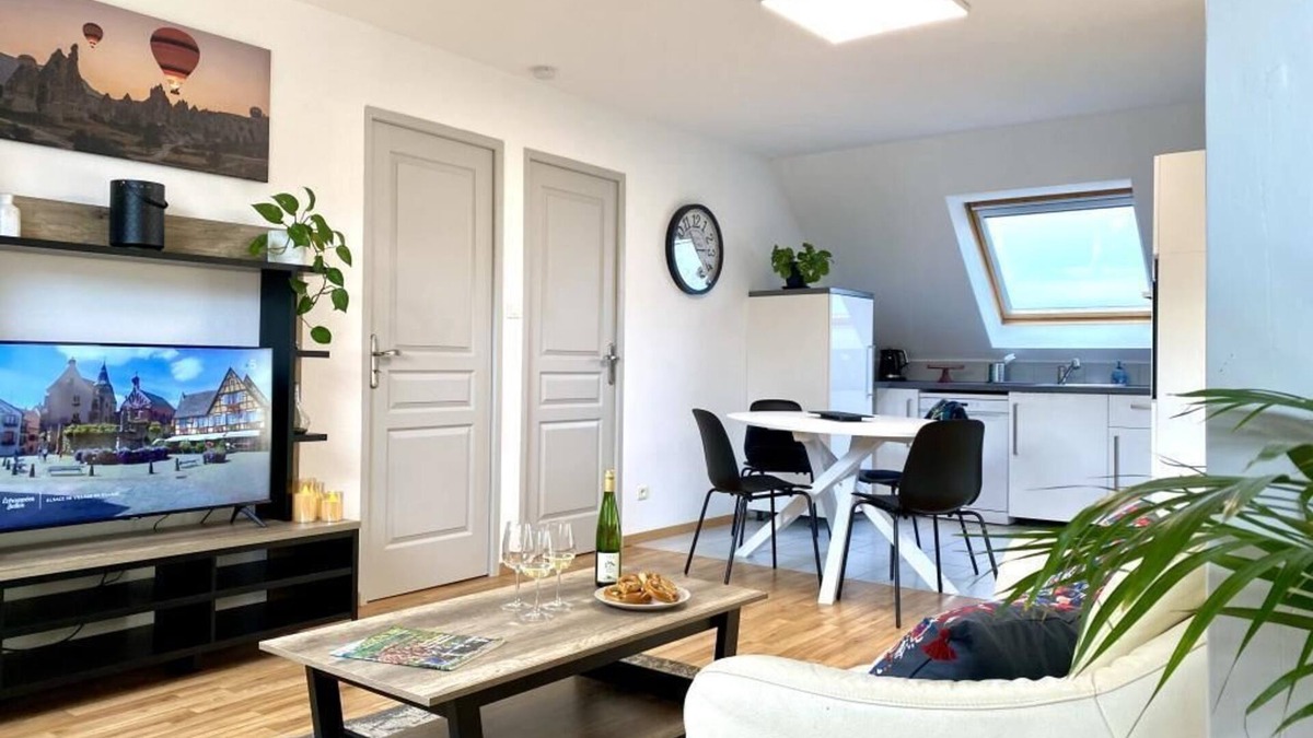 Guemar Apartment | Quiet 2-bedroom apartment with terrace and garden | Gîte du Photographe