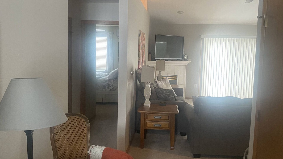 Oshkosh Condo | Quiet, 3 bedroom, 3 full bath, end unit condo.