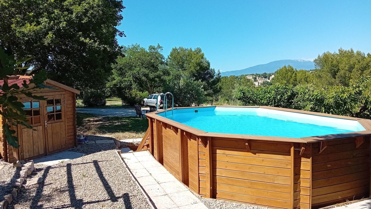 La Roque-sur-Pernes Cottage | Quiet cottage in the countryside facing Mont Ventoux