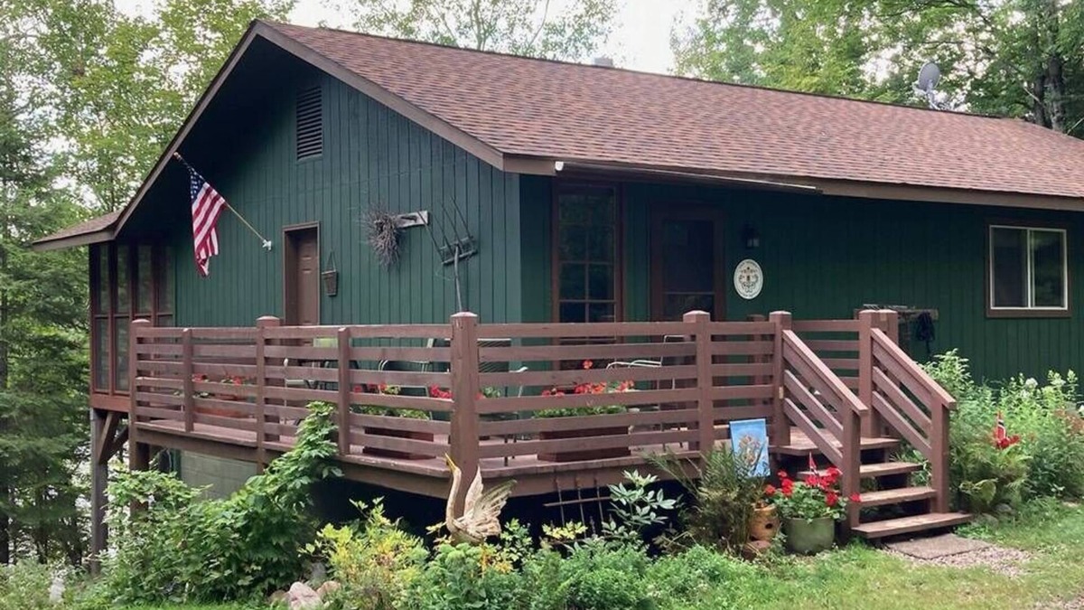 Presque Isle Cabin | Quiet lakeside cabin close to biking, skiing, hiking, silent sports