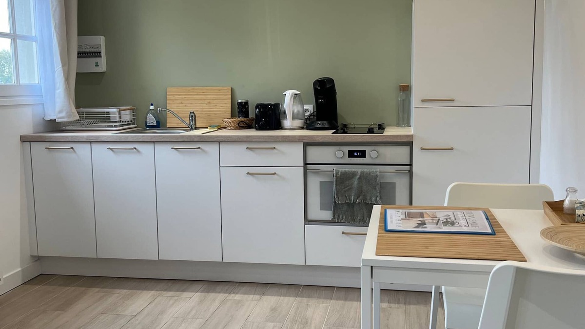 Le Locheur Apartment | Quiet modern studio, massage shower, free parking & wifi, 15 min from Caen