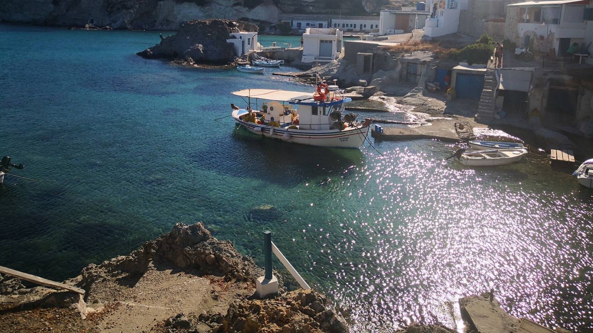Kimolos Villa | R 3059 Villa Faddey WITH Beach Deck, Closet & Sea view.
