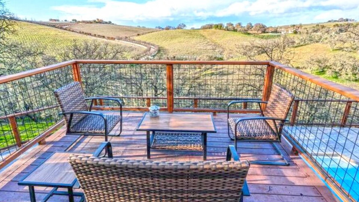 Paso Robles House | Ranch House Bungalow - Designer bungalow with views, pool, fire pit, hiking
