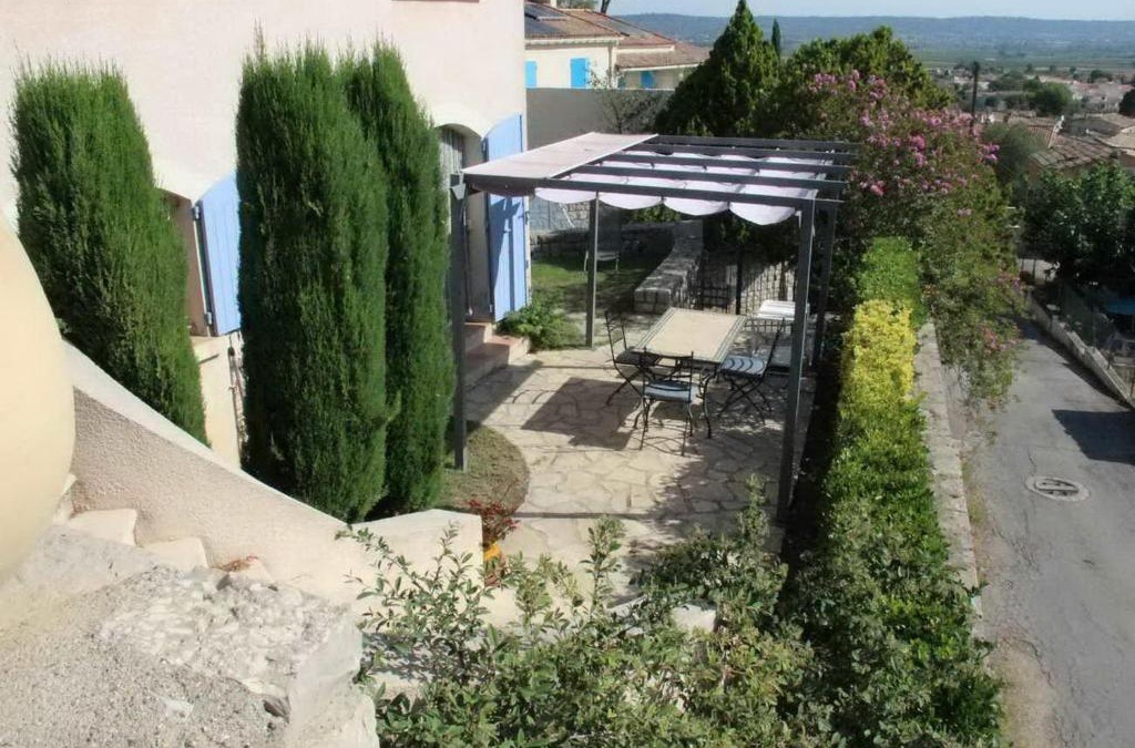 Calvisson Apartment | RdC-villa 2Pieces 35m2 domine la plaine entre NIMES CEVENNES MER