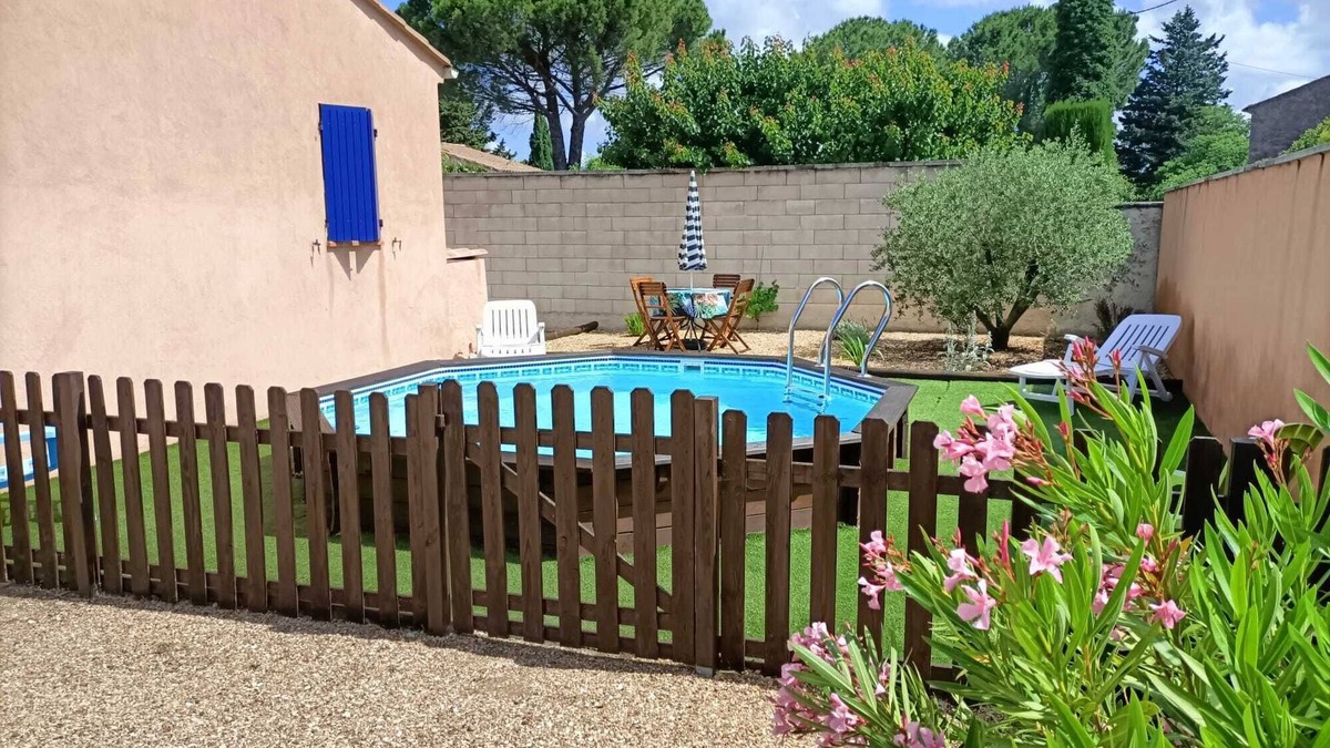 Cheval-Blanc House | Recent bright, air-conditioned house with pool near Luberon