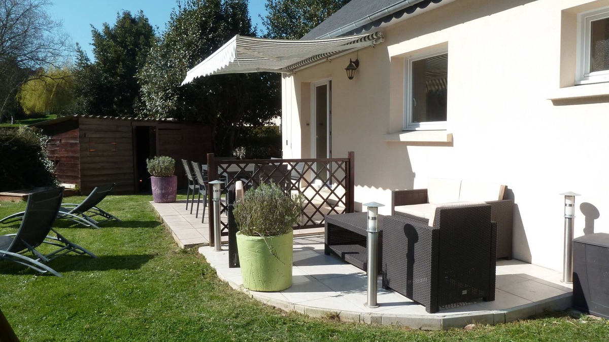 Treveneuc House | Recently built house, nice setting, 500 m from sea, at heart of pedestrian hill