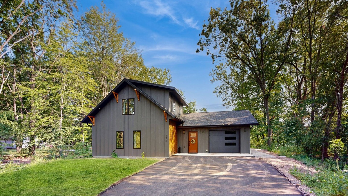 Wausau House | Recreation waterfront home with dock, kayaks, wifi, radiant heat, patio, BBQ