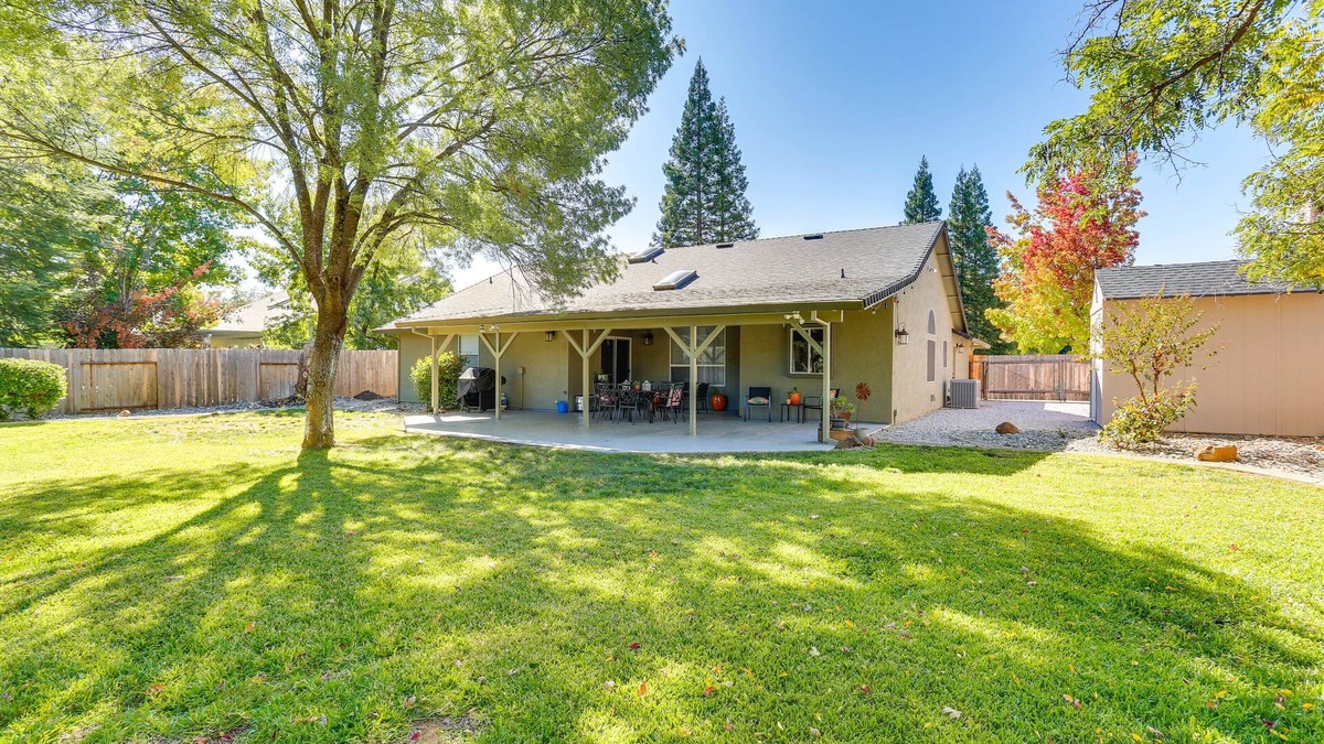 Redding House | Redding Home w/Patio Near Fishing!