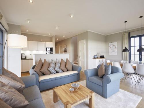 Kreptitz House | Reetland am Meer - Luxus Reetdachvilla mit 3 Schlafzimmern, Sauna und Kamin F12