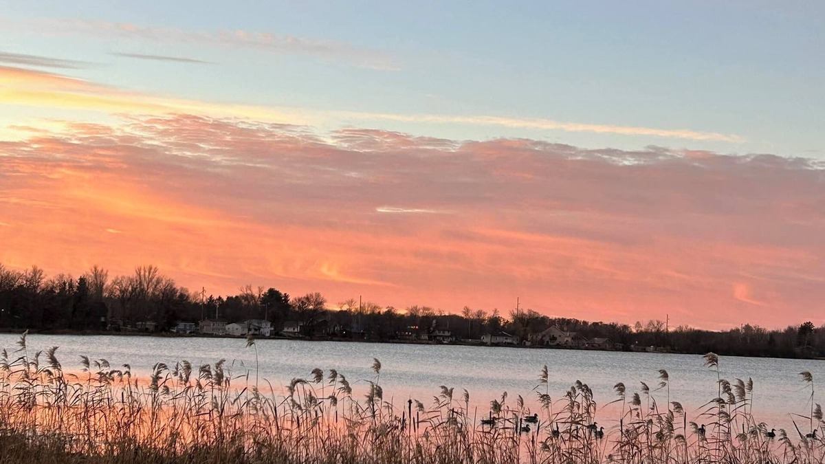 Clayton House | Reflections Retreat on Lake Magnor in Clayton, WI with beautiful lake view