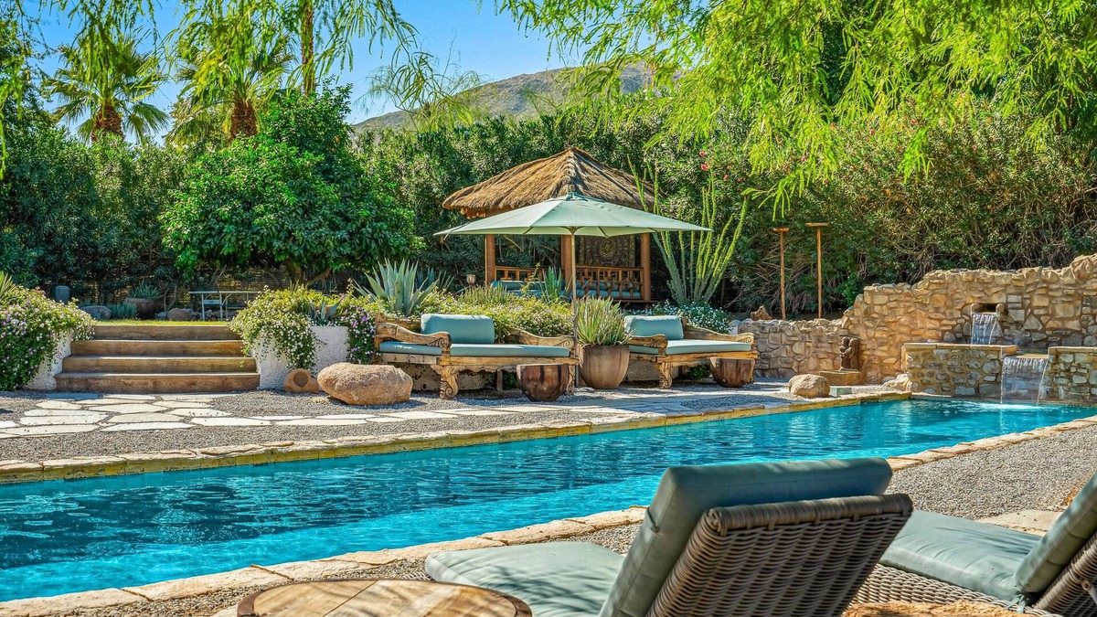 Magnesia Falls Cove House | Rejuvenating retreat with pool, artistic finishes, & mtn views - dog-friendly