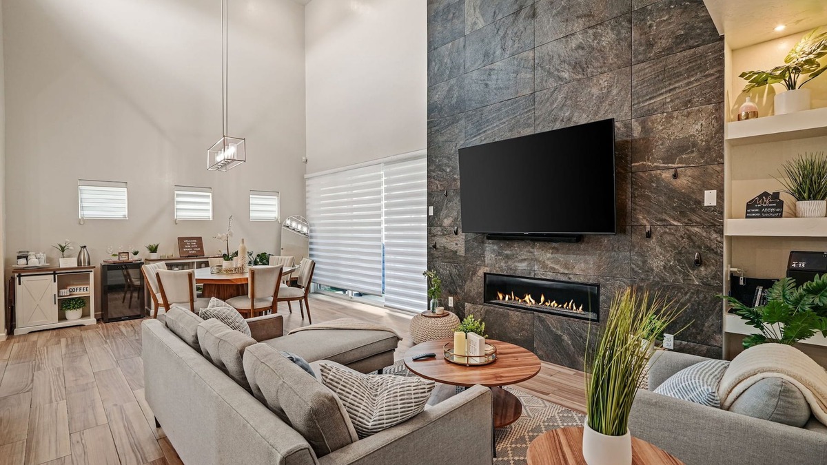 El Paso House | Relax and recharge in this stylish West El Paso home featuring a spacious king suite, dedicated workspace, and a private fenced backyard with BBQ grill and outdoor seating. Just minutes from shopping, dining, and hiking trails, it’s the perfect stay!