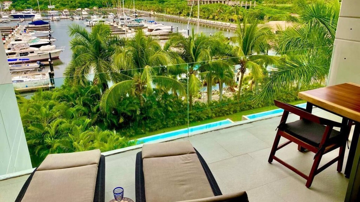 Ixtapa Apartment | Relax in front of Ixtapa's beautiful Marina.