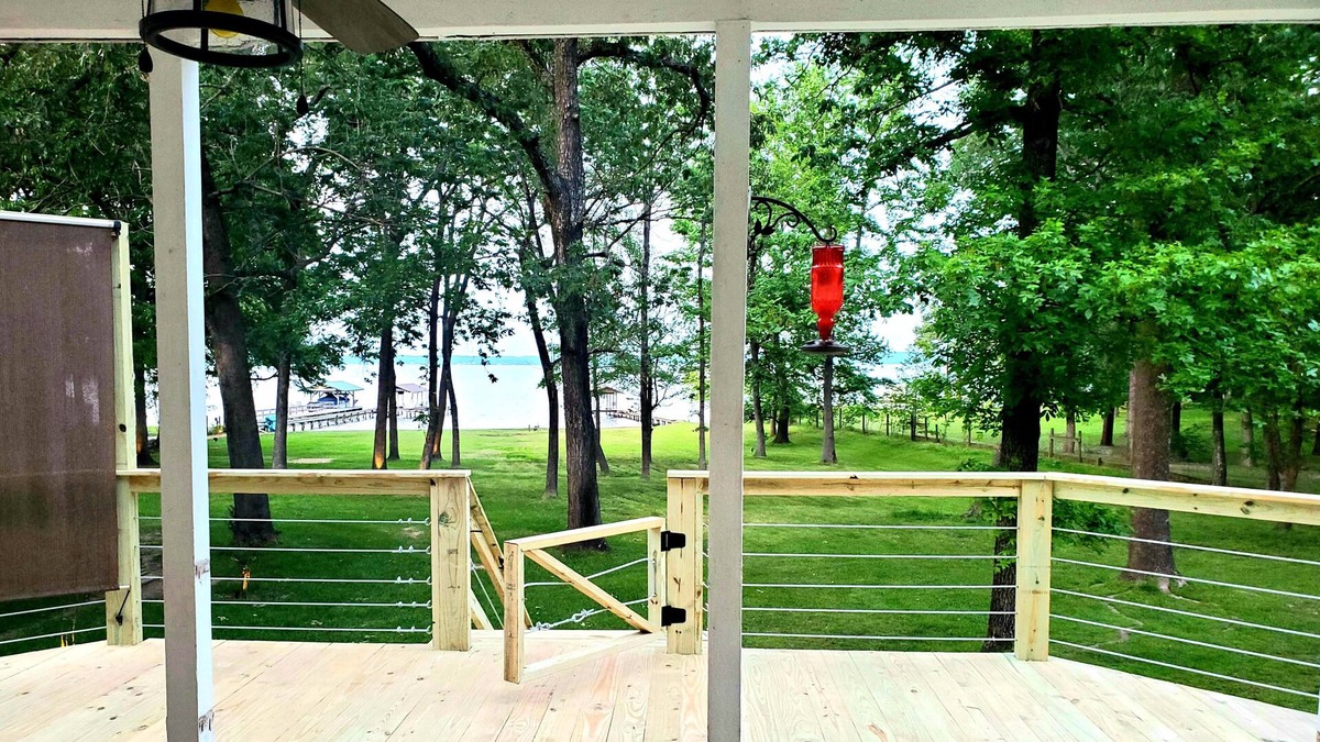 Chandler House | Relaxing Lakefront Home w/Boat Dock, Fire-pit and private Walk-in Beach! Gated