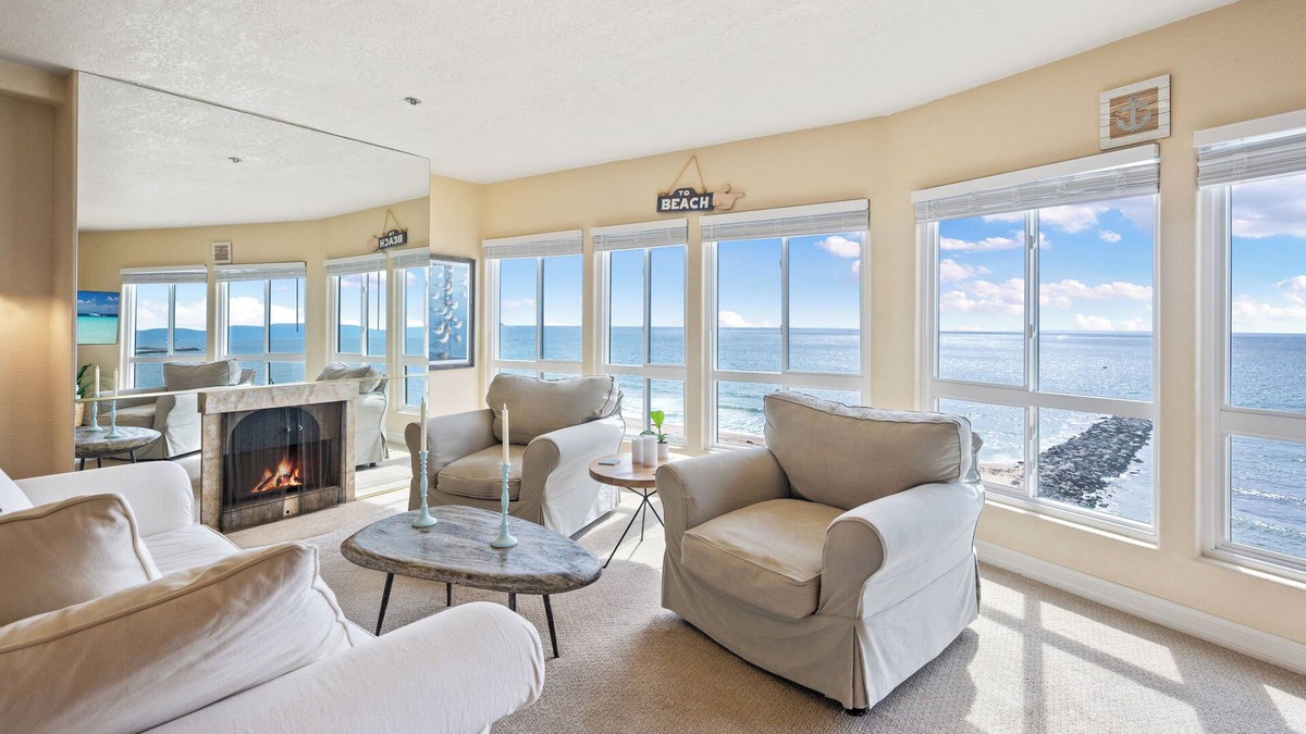 South Redondo Condo | Relaxing Ocean Front Getaway with Views, Views, Views!
